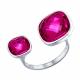 Серебряное кольцо SOKOLOV с кристаллом Swarovski