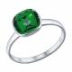 Серебряное кольцо SOKOLOV с кристаллом Swarovski