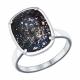 Серебряное кольцо SOKOLOV с кристаллом Swarovski