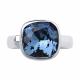 Серебряное кольцо SOKOLOV с кристаллом Swarovski