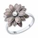 Серебряное кольцо SOKOLOV с жемчугом