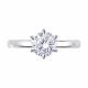 Серебряное кольцо SOKOLOV с бриллианитом