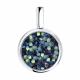 Серебряная подвеска SOKOLOV с кристаллом Swarovski