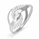 Серебряное кольцо КЮЗ Del'ta с фианитом