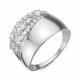 Серебряное кольцо КЮЗ Del'ta с фианитом