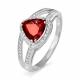 Серебряное кольцо КЮЗ Del'ta с фианитом