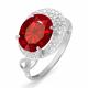 Серебряное кольцо КЮЗ Del'ta с фианитом