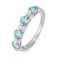 Серебряное кольцо КЮЗ Del'ta с фианитом
