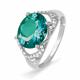 Серебряное кольцо КЮЗ Del'ta с фианитом и кварцем