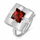 Серебряное кольцо КЮЗ Del'ta с фианитом
