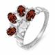 Серебряное кольцо КЮЗ Del'ta с фианитом