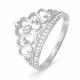 Серебряное кольцо КЮЗ Del'ta с фианитом