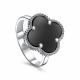 Серебряное кольцо KABAROVSKY с ониксом