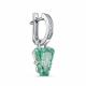 Одиночная серьга из серебра KABAROVSKY с бриллианитом и swarovski