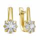 Серьги из лимонного золота KABAROVSKY с бриллиантом