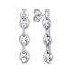 Серебряные серьги KABAROVSKY с фианитом