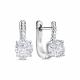 Серебряные серьги KABAROVSKY с фианитом
