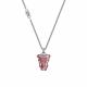 Серебряное колье KABAROVSKY с бриллианитом и фианитом swarovski