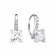 Серебряные серьги KABAROVSKY с фианитом