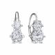 Серебряные серьги KABAROVSKY с фианитом
