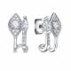 Серебряные серьги KABAROVSKY с фианитом