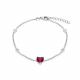 Серебряный браслет KABAROVSKY с фианитом