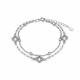 Серебряный браслет KABAROVSKY с фианитом