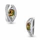 Серебряная подвеска AQUAMARINE с фианитом и султанитом