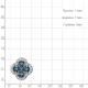 Серебряная подвеска AQUAMARINE с фианитом и Лондон топазом