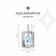 Серебряная подвеска AQUAMARINE с топазом и фианитом