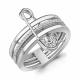 Серебряное кольцо AQUAMARINE с фианитом