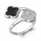 Серебряное кольцо AQUAMARINE с фианитом