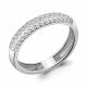 Серебряное кольцо AQUAMARINE с фианитом