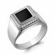 Серебряное кольцо AQUAMARINE с фианитом