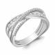 Серебряное кольцо AQUAMARINE с фианитом