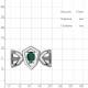 Серебряное кольцо AQUAMARINE с агатом