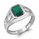 Серебряное кольцо AQUAMARINE с агатом