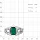 Серебряное кольцо AQUAMARINE с агатом