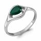 Серебряное кольцо AQUAMARINE с агатом