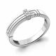 Серебряное кольцо AQUAMARINE с фианитом