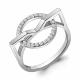Серебряное кольцо AQUAMARINE с фианитом