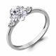 Серебряное кольцо AQUAMARINE с фианитом