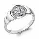 Серебряное кольцо AQUAMARINE с фианитом