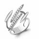 Серебряное кольцо AQUAMARINE с фианитом