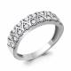 Серебряное кольцо AQUAMARINE с фианитом