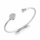 Серебряный браслет AQUAMARINE с фианитом