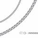 Серебряная цепь плетение Бисмарк Высоковы 585