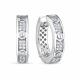 Серебряные серьги BERGER с фианитом