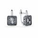 Серебряные серьги GRIGORIEV с фианитом