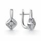 Серьги из белого золота GRIGORIEV с бриллиантом
